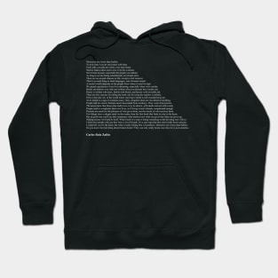 Carlos Ruiz Zafón Quotes Hoodie